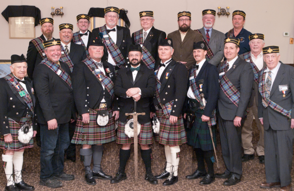 A group photo of the 2016 Knights of Saint Andrew